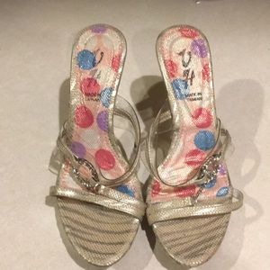 Women’s strapless heels size 5.5 wore once